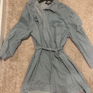 Missguided Tall Denim Dress